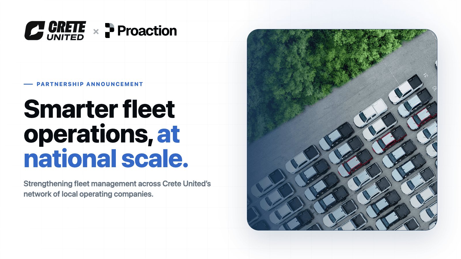 Crete United Partners with Proaction to Strengthen Fleet Operations