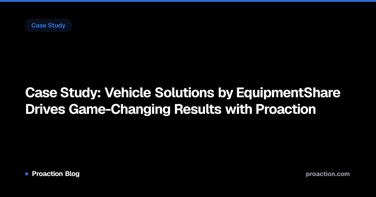 Case Study: Vehicle Solutions by EquipmentShare Drives Game-Changing ...